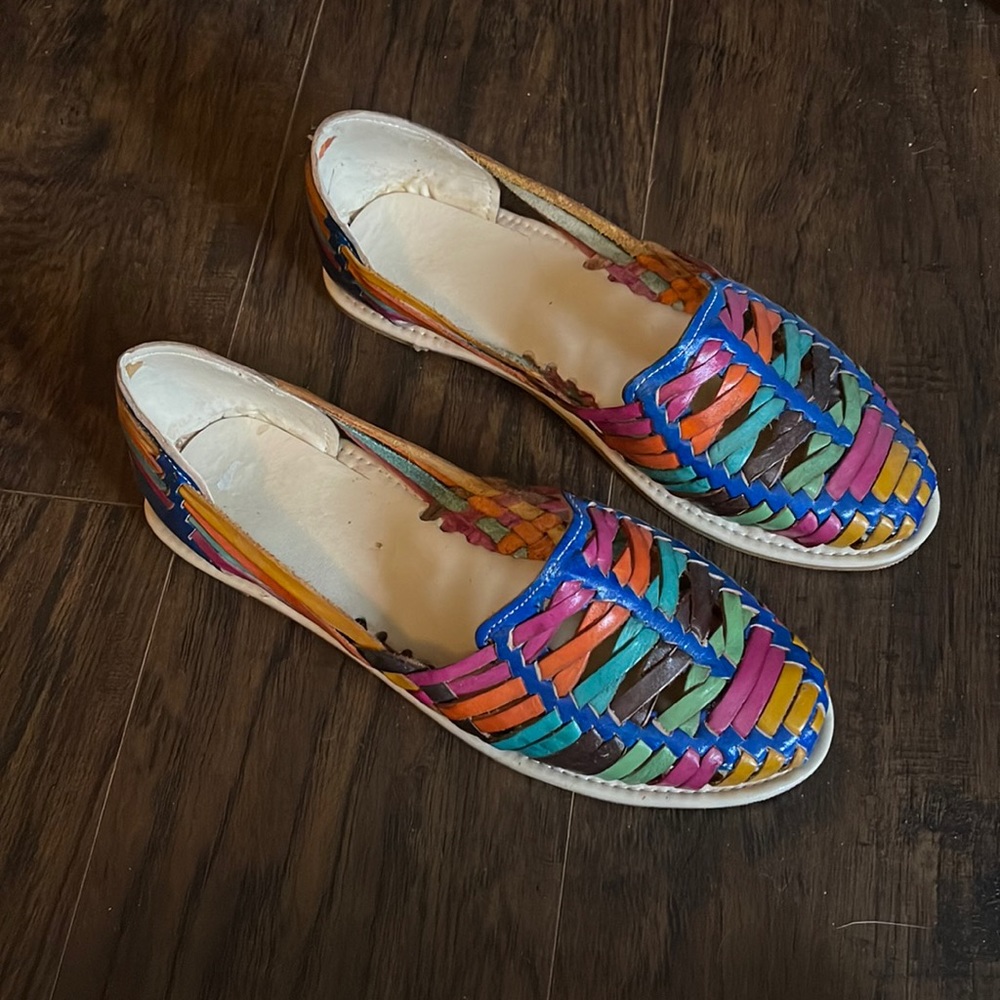 Colorful Huaraches Shoes size 8w